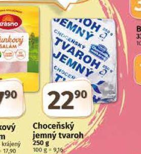 Coop Tvaroh nabídka