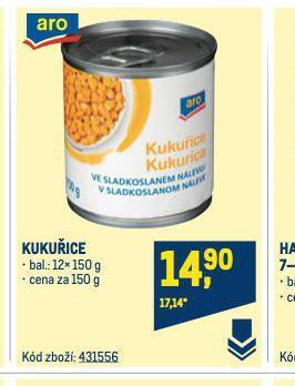 Makro Kukuřice nabídka