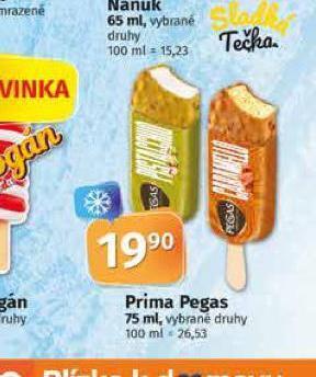 Coop Prima pegas zmrzlina nabídka