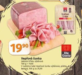 Coop Vepřová šunka nabídka