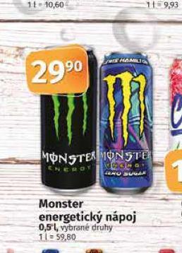Coop Monster energy drink nabídka