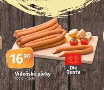 Coop Vídeňské párky nabídka