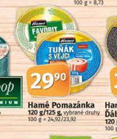 Coop Hamé pomazánka nabídka
