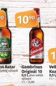 Coop Pivo gambrinus nabídka