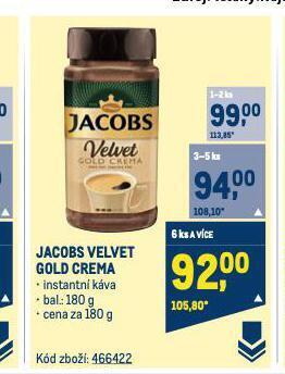 Makro Jacobs velvet gold crema nabídka