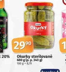 Coop Okurky nabídka