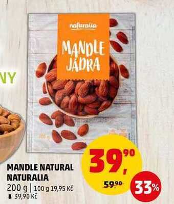 Penny Market Mandle natural naturalia, 200 g nabídka