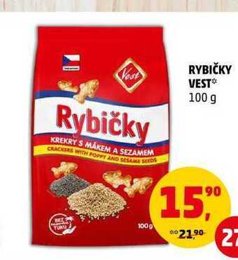 Penny Market Rybičky vest, 100 g nabídka