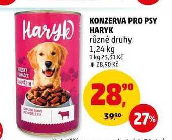 Penny Market Konzerva pro psy haryk, 1,24 kg nabídka
