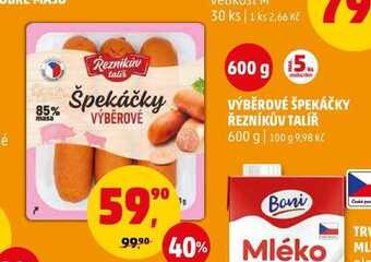 Penny Market Výběrové špekáčky řezníkův talíř, 600 g nabídka