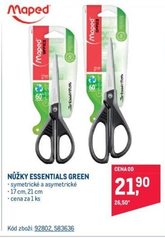 NŮŽKY ESSENTIALS GREEN