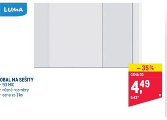Makro OBAL NA SEŠITY nabídka
