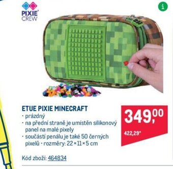 Makro ETUE PIXIE MINECRAFT nabídka