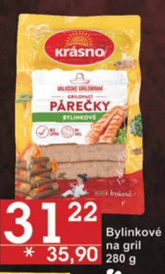 Jip Bylinkové párečky na gril 280 g nabídka