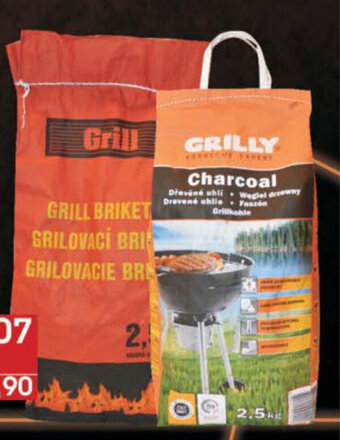 Dřevěné uhlí Brikety 2,5 kg