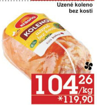 Uzené koleno bez kosti