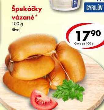 CBA Špekáčky vázané, 100 g nabídka
