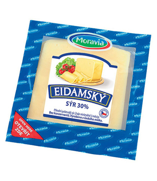 CBA Plátkový sýr eidam moravia 30% 100g nabídka