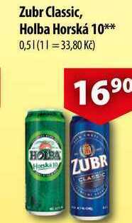 CBA Zubr classic, 0,5 l nabídka