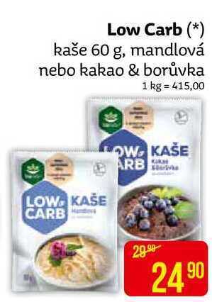 Teta Low carb kaše 60 g nabídka