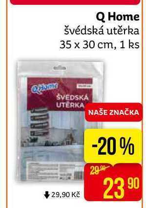 Teta Q home švédská utěrka 35 x 30 cm, 1 ks nabídka