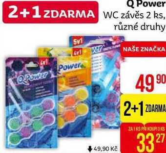 Teta Q power wc závěs 2 ks, různé druhy nabídka