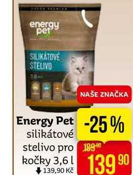 Teta Energy pet silikátové stelivo pro kočky 3,6 l nabídka