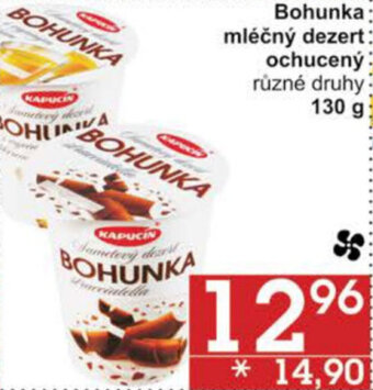 Jip Bohunka mléčný dezert ochucený různé druhy 130 g nabídka