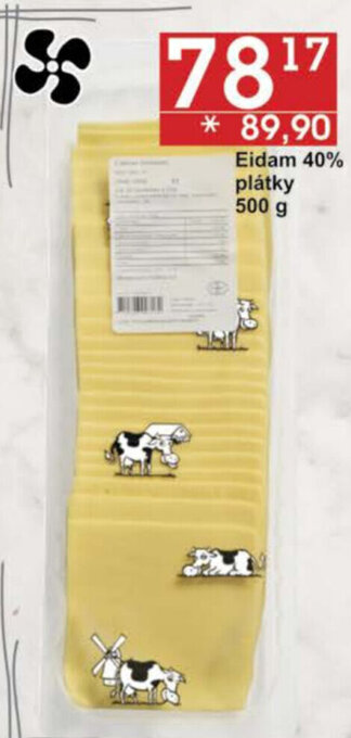 Jip Eidam 40% plátky 500 g nabídka