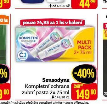 Teta Sensodyne kompletní ochrana zubní pasta nabídka