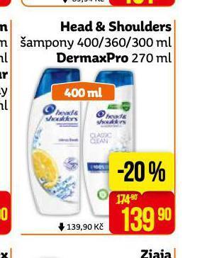 Teta Head&shoulders šampon nabídka