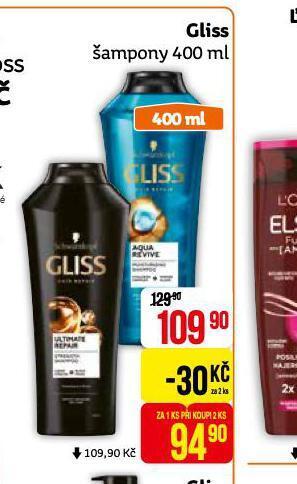 Teta Gliss šampon nabídka