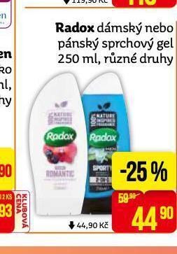 Teta Radox sprchový gel nabídka