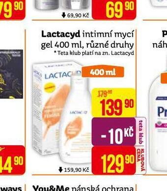 Teta Lactacyd intimní mycí gel nabídka
