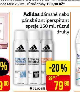 Teta Adidas antiperspirant nabídka