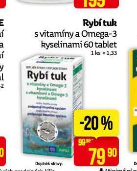 Teta Rybí tuk s vitamíny a omega 3 kyselinami nabídka