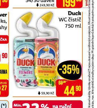 Teta Duck wc čistič nabídka