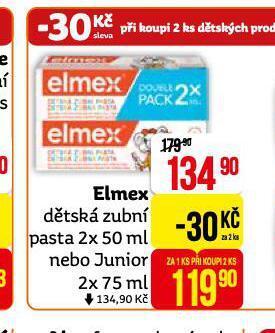 Teta Elmex dětská zubní pasta nabídka