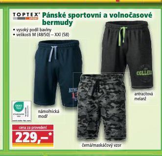 Norma Pánské bermudy nabídka