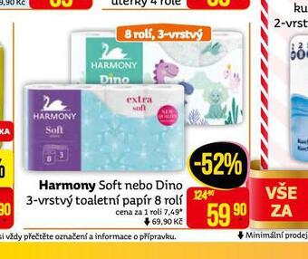Teta Harmony toaletní papír nabídka