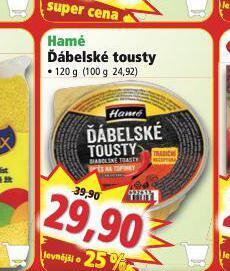 Norma Hamé ďábelské tousty nabídka