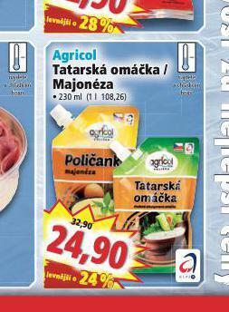 Norma Agricol tatarská omáčka nabídka