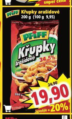 Norma Křupky arašídové nabídka