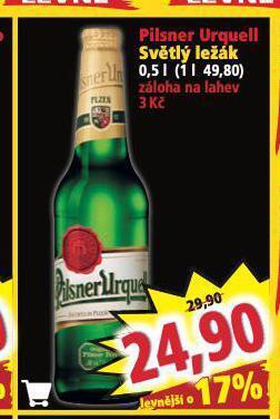 Norma Pivo pilsner urquell nabídka