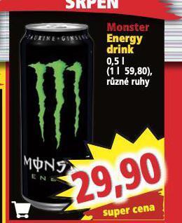 Norma Monster energy drink nabídka