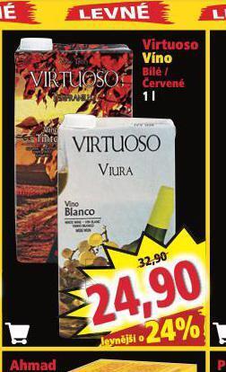 Norma Virtuoso víno nabídka