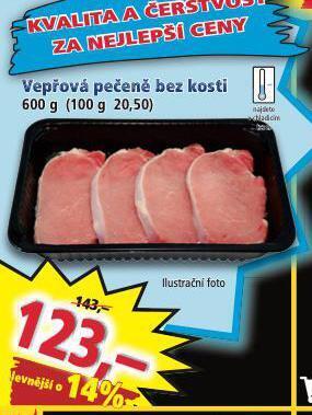 Norma Vepřová pečeně bez kosti nabídka