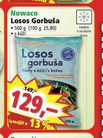 Norma Nowaco losos gorbuša nabídka