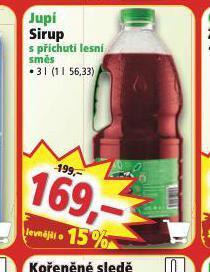 Norma Jupí sirup nabídka