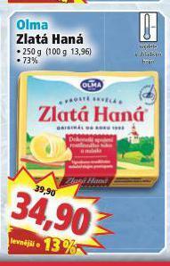 Norma Olma zlatá haná nabídka